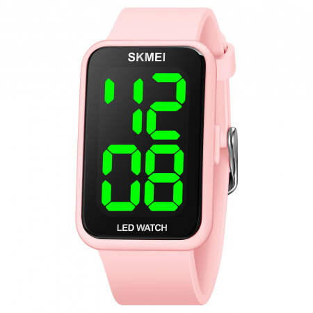 Ceasuri dama - Ceas de dama Skmei Casual Fashion Digital Roz
