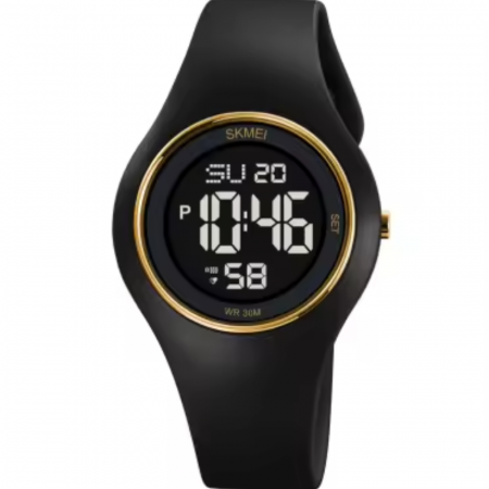 Ceasuri barbatesti - Ceas de mana barbatesc Skmei Digital Cronometru Alarma Casual Sport Fashion Negru Auriu