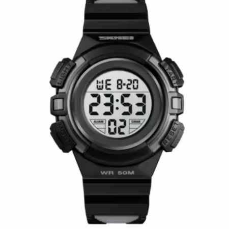 Ceasuri copii - Ceas de mana pentru copii Skmei Sport Casual Alarma Cronometru Electronic Digital Negru