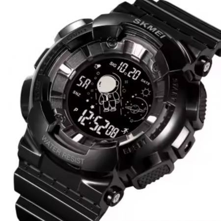 Ceas de mana barbatesc Skmei Stil Militar Fashion Led Army Quartz Casual Digital Led Negru [1]