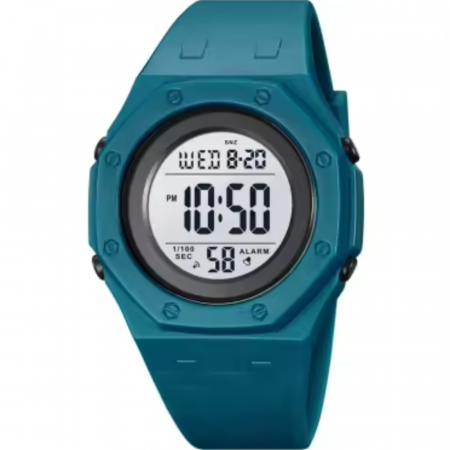 Ceas de mana barbati Skmei Led Sport Alarma Casual Digital Lumina de fundal Cronometru Albastru [0]