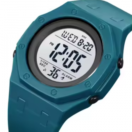 Ceas de mana barbati Skmei Led Sport Alarma Casual Digital Lumina de fundal Cronometru Albastru [1]