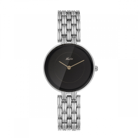 Ceasuri dama - Ceas de mana dama Miss Fox Quartz Elegant Casual Fashion Analog Argintiu Negru