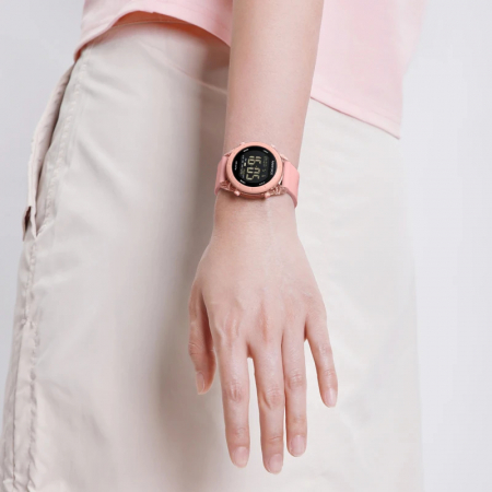 Ceas de mana dama Naviforce Sport Casual Fashion Led Silicon Roz [3]
