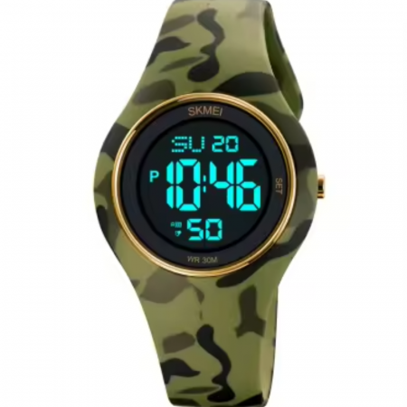 Ceas de mana barbatesc Skmei Casual Sport Fashion Digital Alarma Cronometru Camuflaj [1]