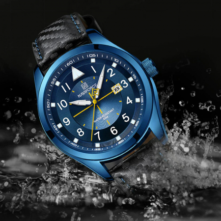 Ceas de mana Naviforce Quartz Analog Piele [5]