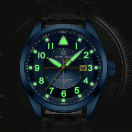 Ceas de mana Naviforce Quartz Analog Piele [3]