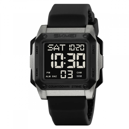Ceas Digital Bărbați SKMEI 2454 Titan – Funcții Multiple, Design Army, Cronometru, Alarmă, Rezistent la Apă 5ATM [1]