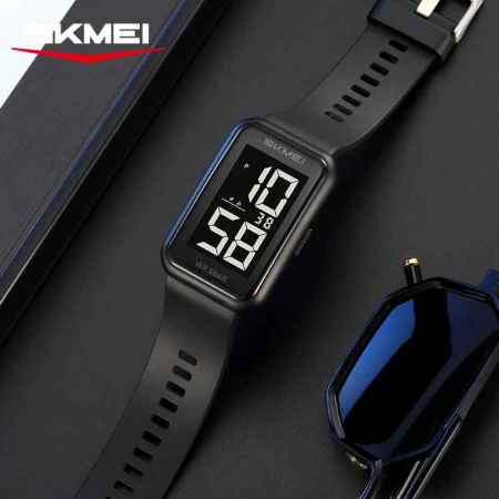 Ceas Digital SKMEI 1862 pentru Femei – Design Minimalist, Rezistent la Apă 30M, Alarmă și Iluminare EL [2]