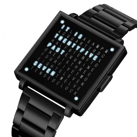 Ceas Digital SKMEI 2312 Unisex – Fashion Militar, LED, Rezistent la Apă 3ATM, Oțel Inoxidabil, Calendar, Sport Casual [1]