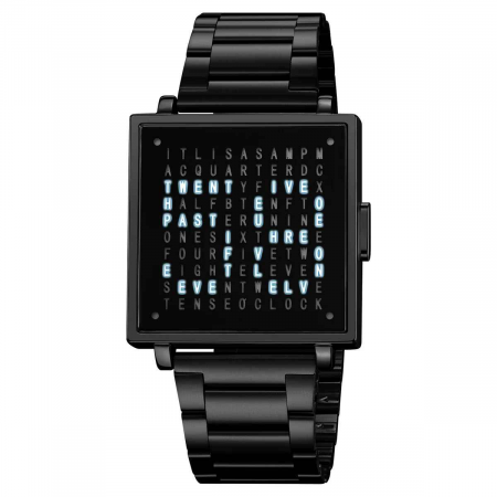 Modele noi - Ceas Digital SKMEI 2312 Unisex – Fashion Militar, LED, Rezistent la Apă 3ATM, Oțel Inoxidabil, Calendar, Sport Casual