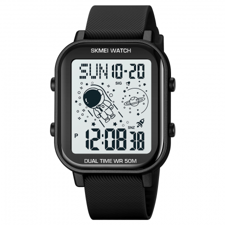 Ceasuri barbatesti - Ceas digital Skmei Casual Sport Dublu afisaj Alarma Cronometru Negru