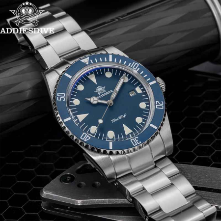 Ceas Diver AD2068 Quartz Japonez 39mm – Otel 316L, Bezel Ceramic, 200M Waterproof, Sticla K1 Antireflex [2]
