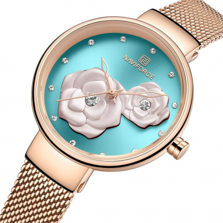 Ceas femei Naviforce Elegant Auriu Quartz [1]
