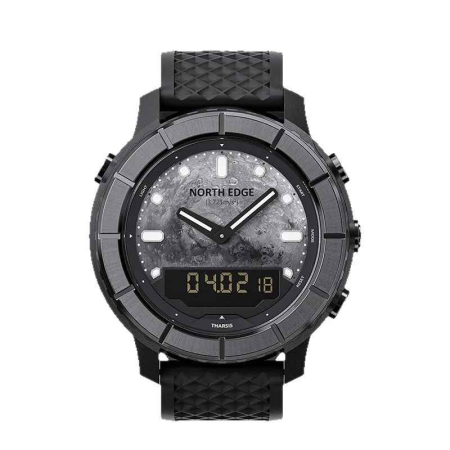 Ceasuri barbatesti - Ceas Outdoor NORTH EDGE THARSIS, Busolă, Altimetru, Barometru, Termometru, Carbon, 50M