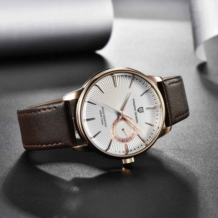 Ceas PAGANI DESIGN PD-1654 Gold White, Quartz VH65, Safir AR, 40mm, 100M [2]