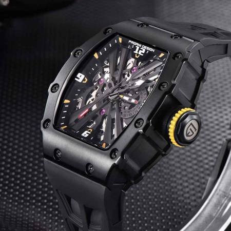 Ceas PAGANI DESIGN PD-1738 Full Black, Quartz VH65, Safir AR, 42mm, 50M [3]