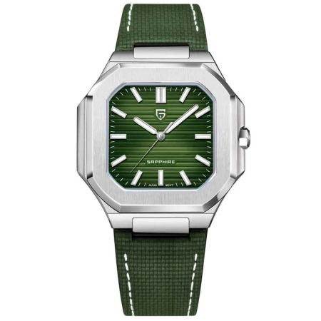 Ceasuri barbatesti - Ceas PAGANI DESIGN PD-YS019 Green, VH31 Quartz, Safir, Bezel Ceramic, 37mm, 50M