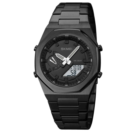 Modele noi - Ceas SKMEI 1816 Negru pentru Bărbați – Model Analog Digital cu LED, Alarmă și Cronometru