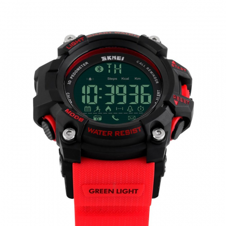 Ceas Smartwatch Barbati, Skmei, Stil Militar, Army, Digital,  Sport, Cronograf, Registru apeluri, Pasi, Distanta, Monitorizare Calorii [2]