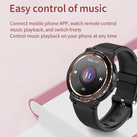 Ceas smartwatch dama TIO® Sport Apeluri Bluetooth Fitness Tracker Monitorizare sanatate  Rezistenta la apa IP68 [10]