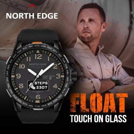 Ceas smartwatch North Edge Float Touch Screen Meteo Temperatura atmosferica Bluetooth [3]