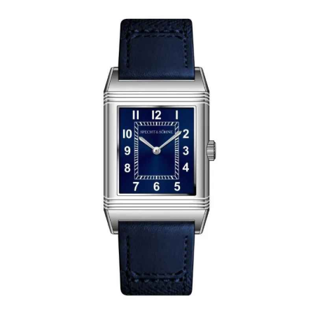 Ceasuri barbatesti - Ceas Specht & Söhne SP0028 pătrat slim 24.4mm, mecanism Ronda quartz, oțel inoxidabil, curea piele, geam safir