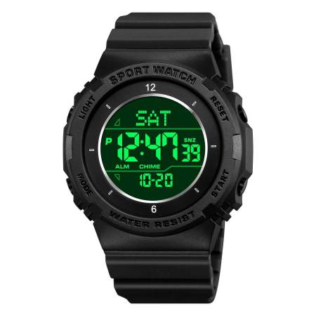 Ceas Sport Digital SKMEI Black Edition – Stil Urban, Rezistent la Apă 50M [1]