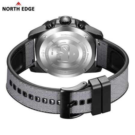 Ceas sport NORTH EDGE BLAZE, Solar Powered, Quartz, carcasă aliaj zinc, curea TPR+Nylon, sticlă minerală, 5ATM [3]
