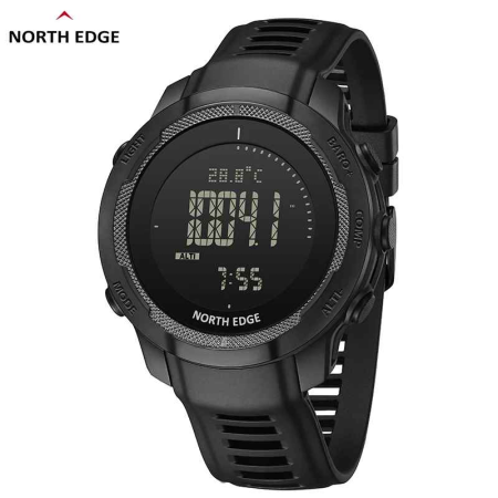 Ceas sport NORTH EDGE Vertico, bărbați, digital, carcasă carbon, altimetru, barometru, busolă, pedometru, rezistent la apă 50M [4]