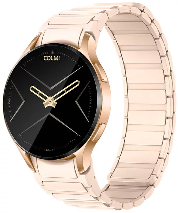 Smartwatch - COLMI i28 Ultra Gold Magnetic – Smartwatch 1.43” AMOLED Always-On, AI GPT Assistant, Bluetooth 5.3, Prayer Times, Curea Magnetică Auriu, IP68 Waterproof