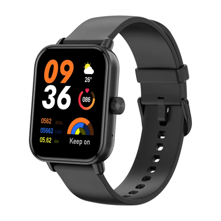 Smartwatch - COLMI P81 – Smartwatch 1.9” HD cu Apeluri Bluetooth, 100+ Moduri Sport, Monitorizare Sănătate, IP68 Waterproof, Android & iOS