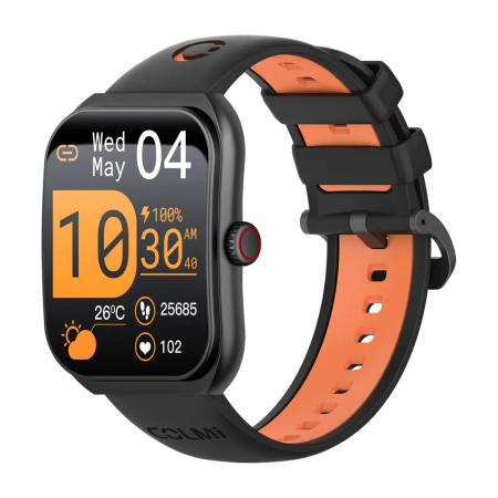 Smartwatch - COLMI P86 – Smartwatch 1.93” AMOLED HD, Bluetooth 5.3, Monitorizare Sănătate & Sport, Autonomie Extinsă, 1ATM Waterproof, Android & iOS