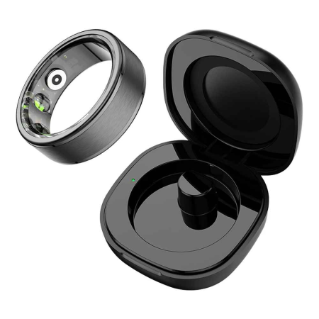 Smart Rings - COLMI R03 Smart Ring – Inel Inteligent Unisex, Monitorizare Sănătate, Autonomie 39 Zile, Rezistent 5ATM, Casing cu Încărcare Magnetică