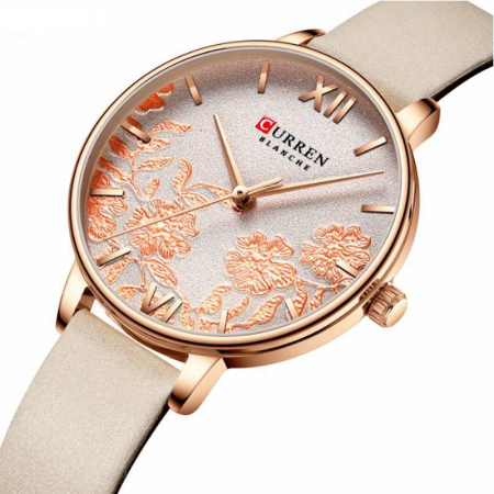 Ceasuri dama - Ceas dama Curren Curea piele Quartz Analog Casual Elegant