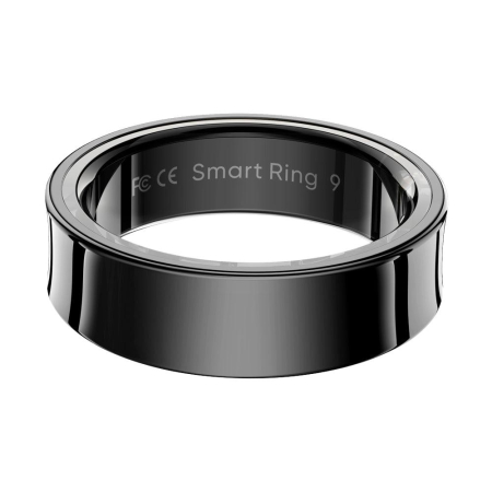 Smart Rings - Inel Inteligent COLMI R09 Black, Smart Ring, Monitorizare Puls, SpO2, Somn, Bluetooth 5.2, 5ATM
