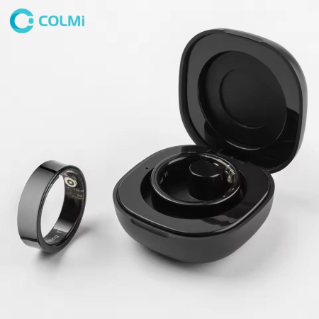 Inel Inteligent COLMI R09 Black, Smart Ring, Monitorizare Puls, SpO2, Somn, Bluetooth 5.2, 5ATM [2]