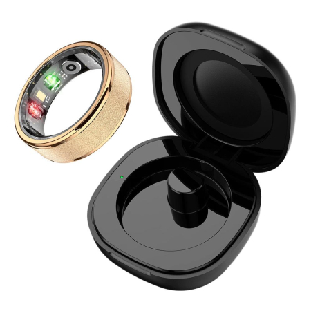 Inel Inteligent COLMI R10 Gold, Smart Ring, Monitorizare Puls, SpO2, Somn, 5ATM [2]