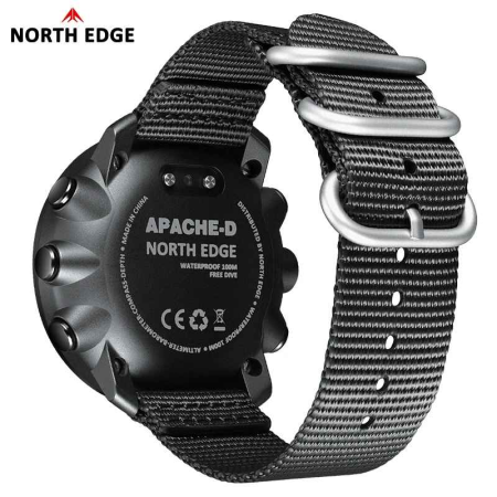 NORTH EDGE APACHE-D – Ceas sport inteligent pentru scufundări, 10ATM, altimetru, barometru, busolă și funcții fitness [2]