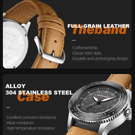 NORTH EDGE MACH – Ceas sport digital Solar-Drive, încărcare solară, rezistent la apă 50M, curea TPR+Nylon, carcasă inox [5]