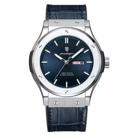 Ceasuri barbatesti - Poedagar Ceas barbatesc de mana Casual Fashion Analog Quartz Albastru