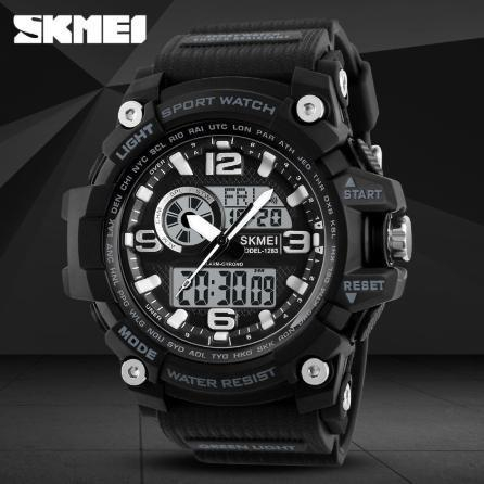 Ceas barbatesc Skmei Dual Time Led Quartz Digital [1]