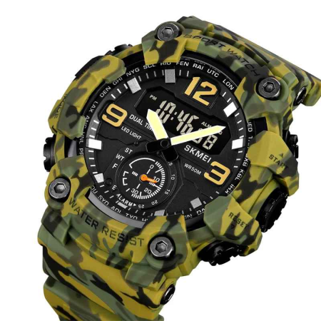 SKMEI 1965 Ceas Sport Bărbați Digital, Multifuncțional, 5ATM Waterproof, Alarmă, Cronometru, Lumină LED, Calendar [1]