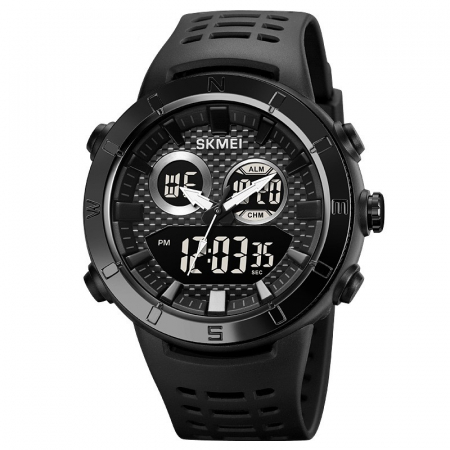 Ceasuri barbatesti - Skmei Ceas barbatesc Sport Casual Quartz Digital Alarma Cronometru
