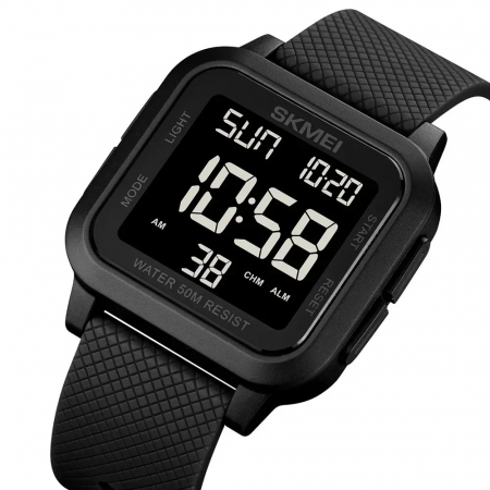 Skmei Ceas sport casual digital barbatesc Led negru [1]