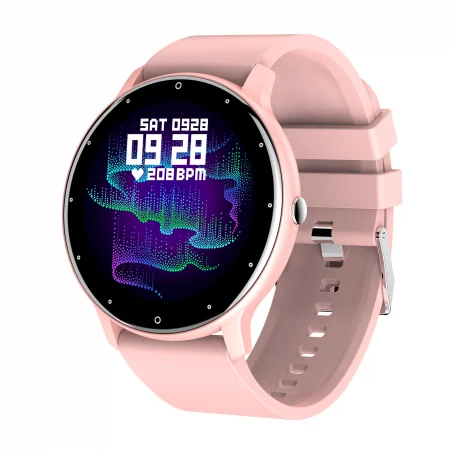 Smartwatch TIO dama, Monitorizare Activitate Fitness, Full Touch Screen, Sport, Rezistenta apa IP67, Bluetooth, Android iOS [1]