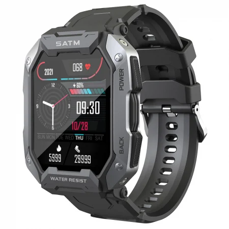 Smartwatch Tio Fitness Tracker Stil Militar Rezistenta la apa IP68 Inot Bataile inimii Monitorizeaza Oxigen din sange 24 Sporturi [0]