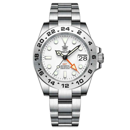 Ceasuri barbatesti - Steeldive SD1992 GMT Ceas Diver 300M, Automat NH34, Sapphire Glass, Oțel Inoxidabil, Super Lumină