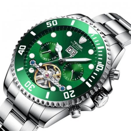 Tevise Ceas Mecanic Automatic Tourbillon Business Otel Inoxidabil [1]