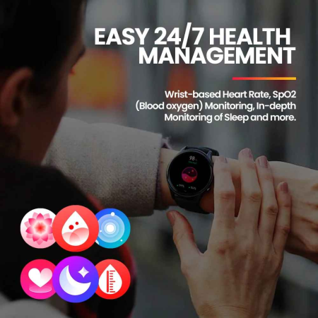Zeblaze Btalk 3 Plus Smartwatch 1.39 HD Display, Apeluri Bluetooth, HR, SpO₂, 14 Zile Autonomie [3]